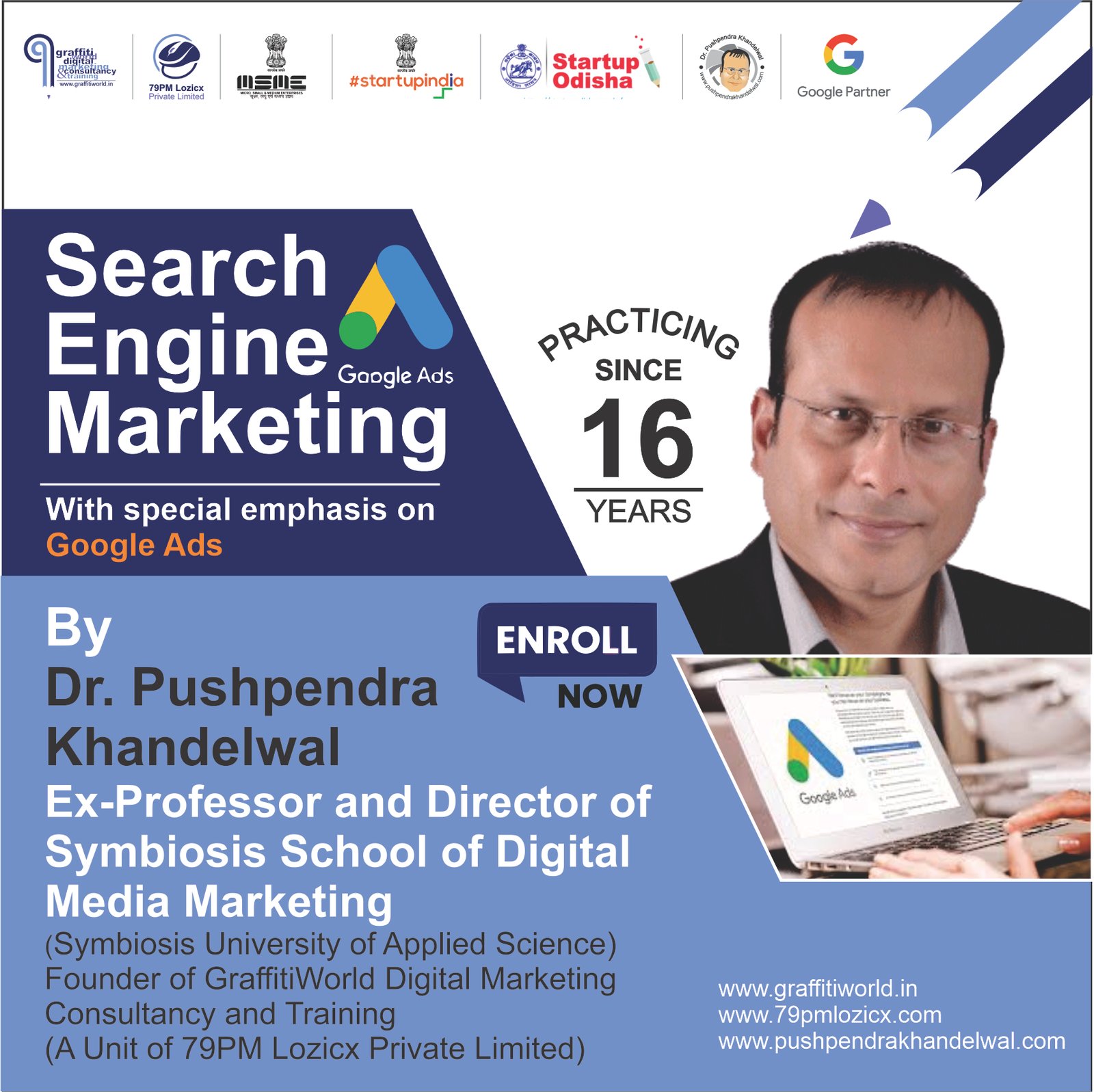 3 Months Advanced Digital Marketing Certification Course (Online)